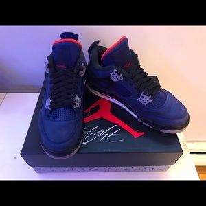 Wintersized loyal blue Jordan 4’s.